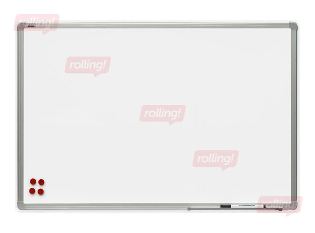 Whiteboard in aluminum frame 2x3, 200 x 100 cm