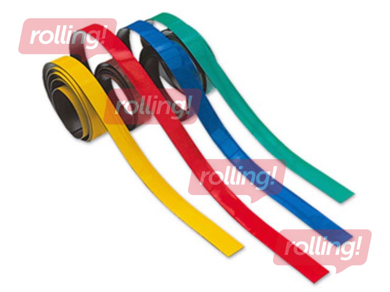 Coloured magnetic strips , 4 x 60 cm, different colors