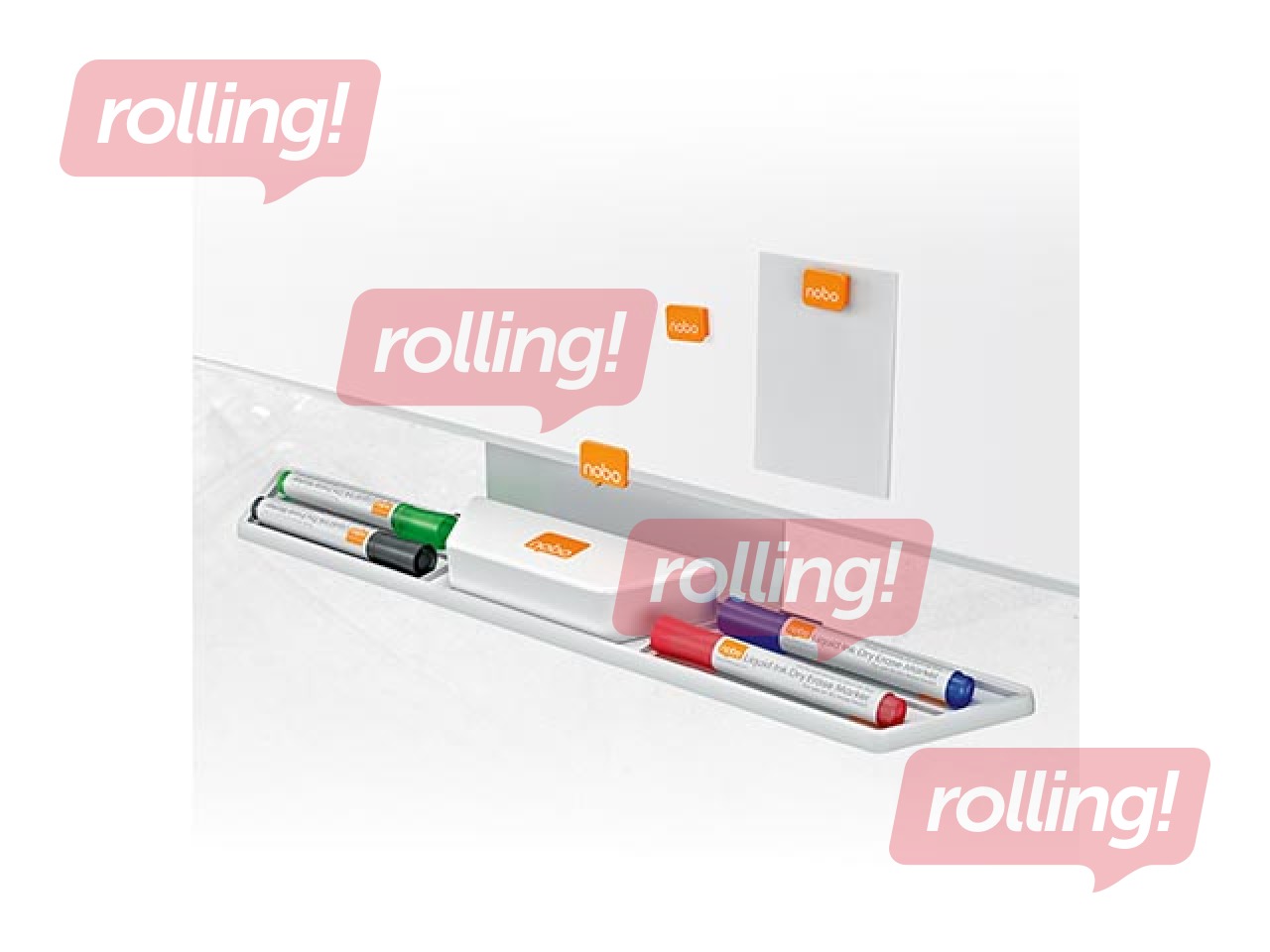 Sienas tāfele alumīnija rāmī Nobo ImpressionPro, 120 x 90 cm, emaljēta virsma, balta 