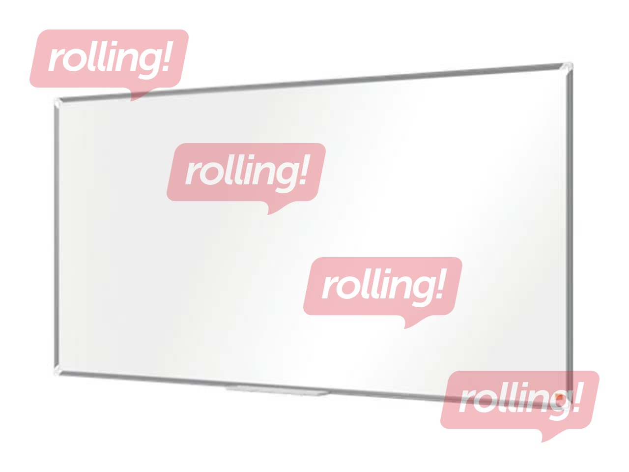 Sienas tāfele alumīnija rāmī Nobo Premium Plus, 180 x 90 cm, emaljēta virsma, balta 