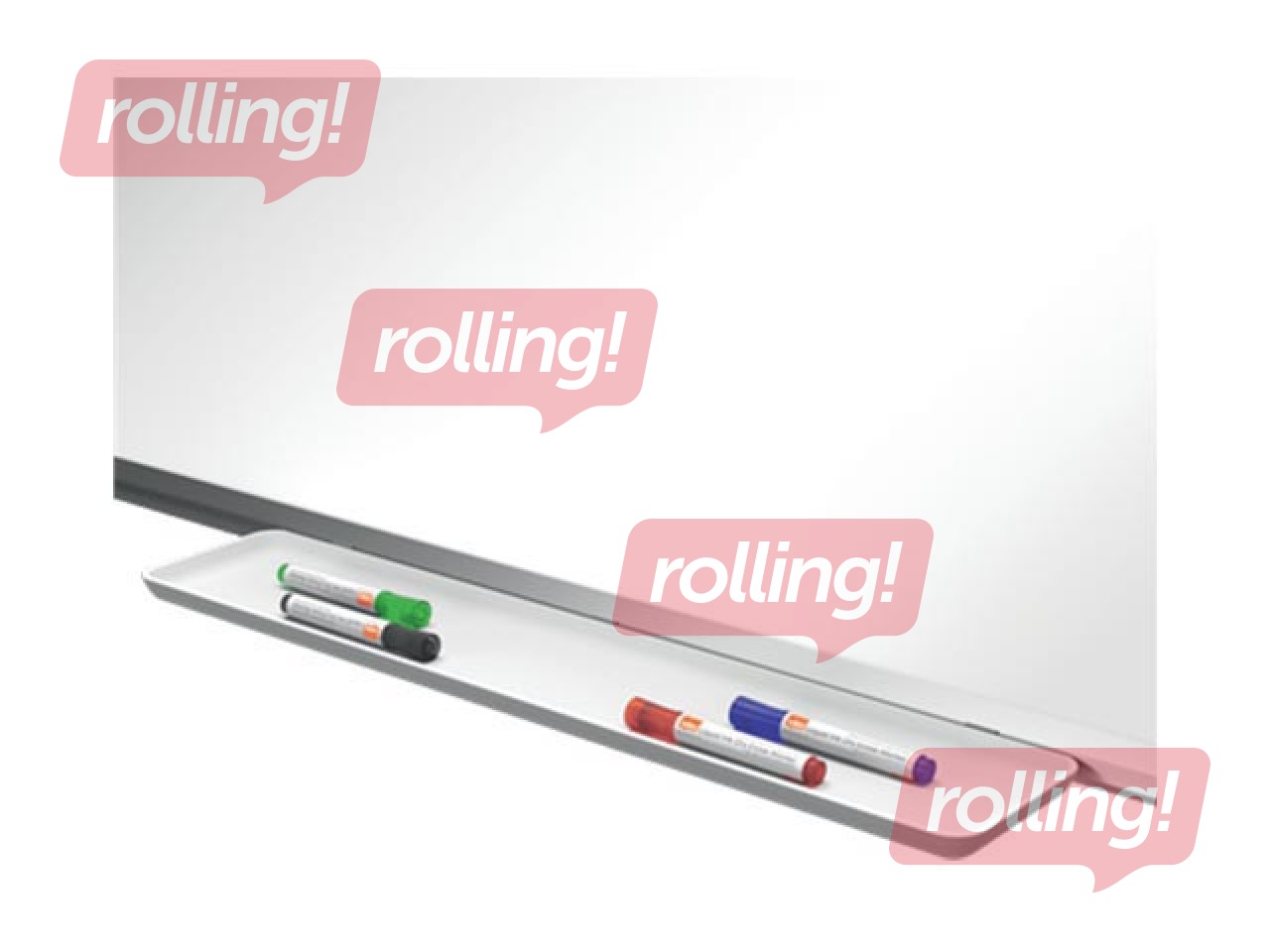 Sienas tāfele alumīnija rāmī Nobo Premium Plus, 150 x 120 cm, emaljēta virsma, balta 