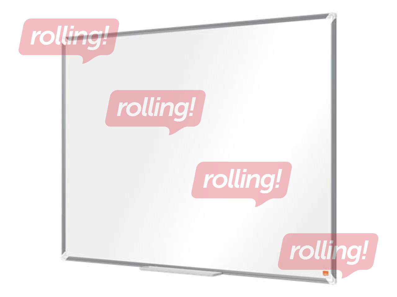 Sienas tāfele alumīnija rāmī Nobo Premium Plus, 120 x 90 cm, emaljēta virsma, balta 