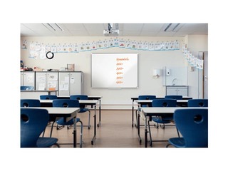 Sienas tāfele alumīnija rāmī Nobo Premium Plus, 120 x 90 cm, emaljēta virsma, balta 