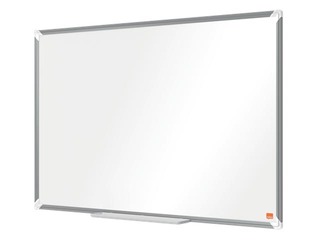 Sienas tāfele alumīnija rāmī Nobo Premium Plus, 90x60 cm, emaljēta virsma, balta 