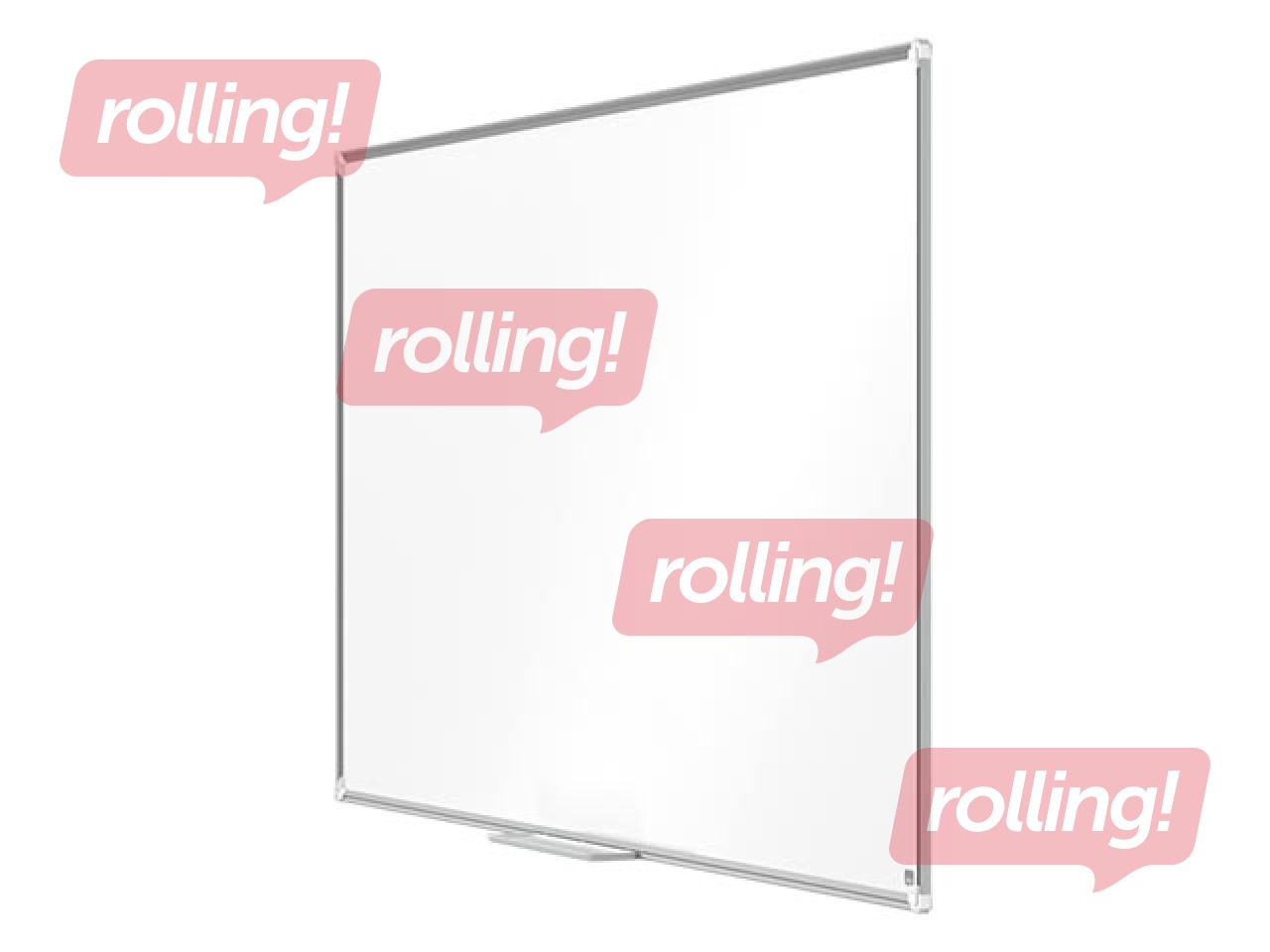 Sienas tāfele alumīnija rāmī Nobo Premium Plus, 180 x 90 cm, lakota virsma, balta 