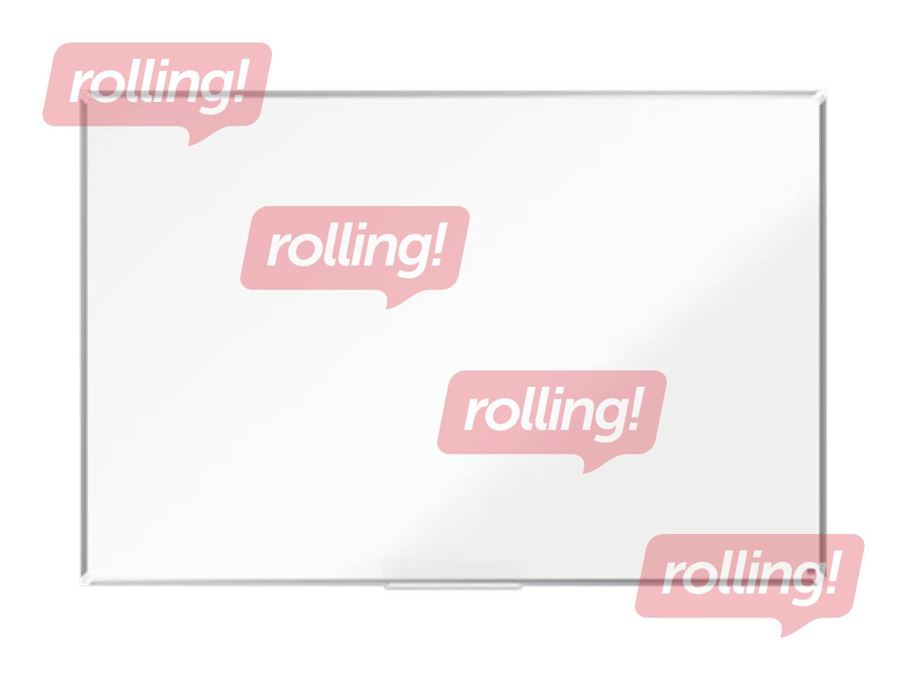 Sienas tāfele alumīnija rāmī Nobo Premium Plus, 180 x 120 cm, lakota virsma, balta 