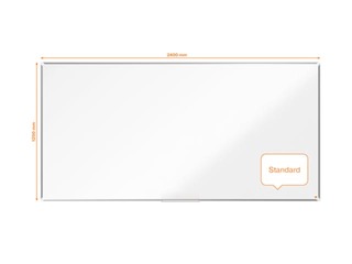 Настенная доска Nobo Premium Plus, 240 x 120 см, лакированная, белая