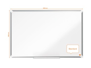 Настенная доска Nobo Premium Plus, 90 x 60 см, лакированная, белая