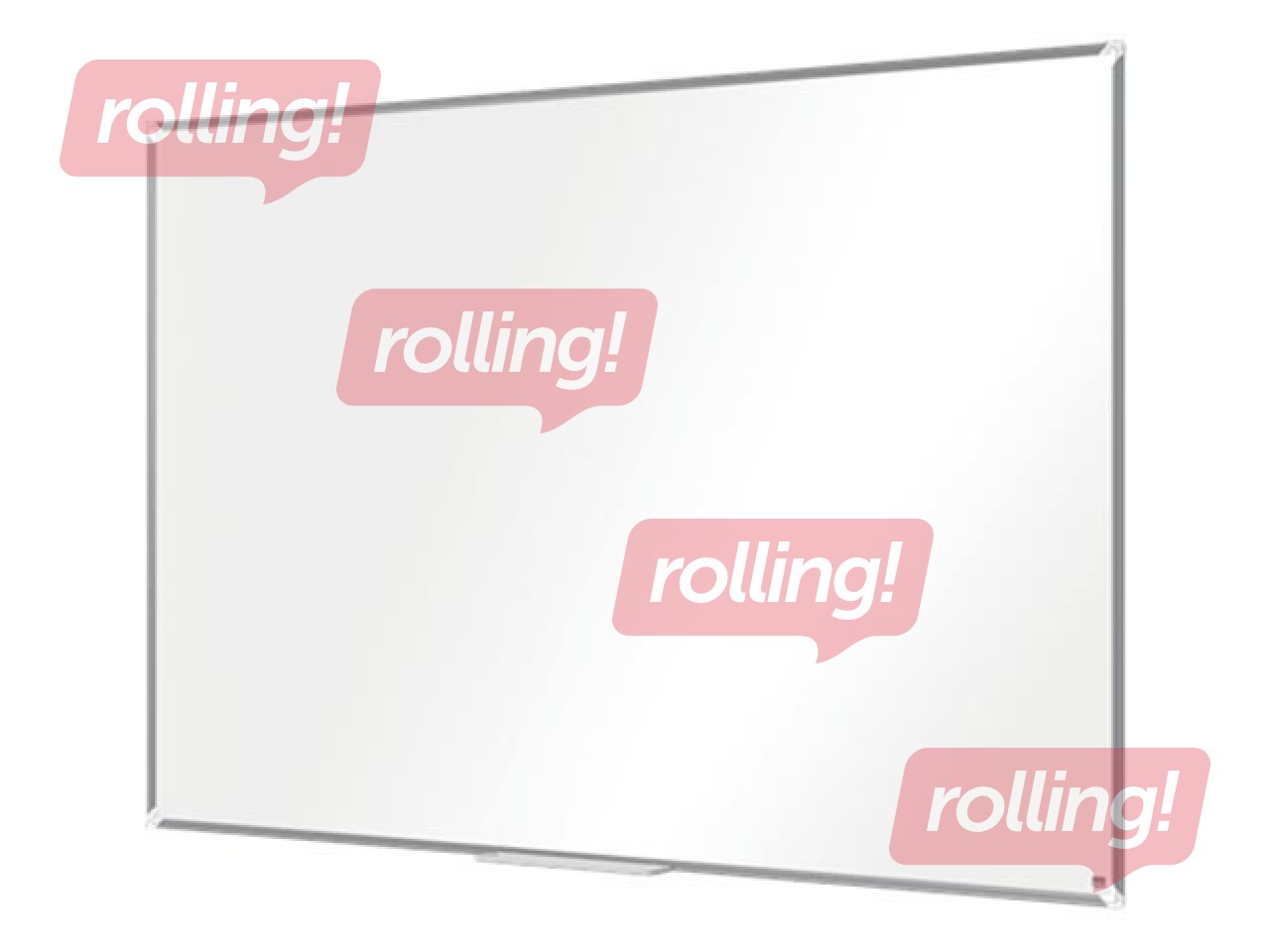 Sienas tāfele alumīnija rāmī Nobo Premium Plus, 150 x 100 cm, lakota virsma, balta 