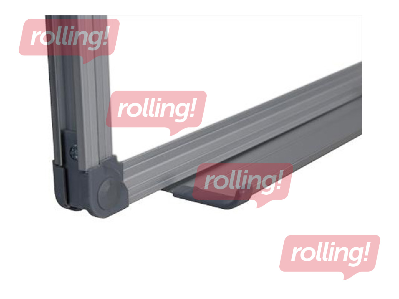 Whiteboard with aluminium frame Classic, 120 x 100 cm, lacquered steel surface