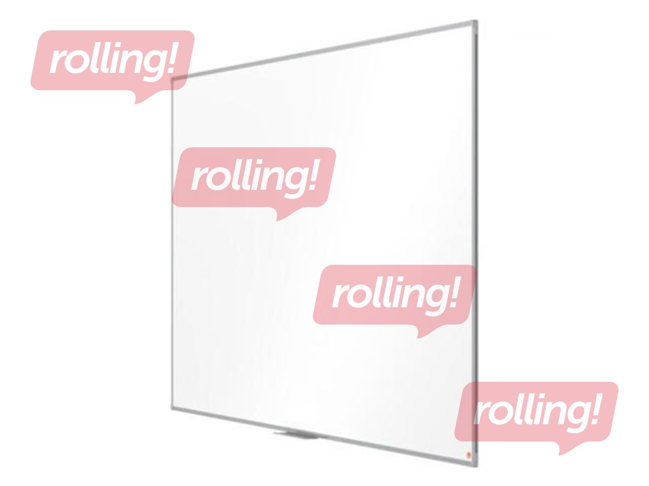 Sienas tāfele alumīnija rāmī Nobo Essence, 240 x 120 cm, emaljēta, balta 