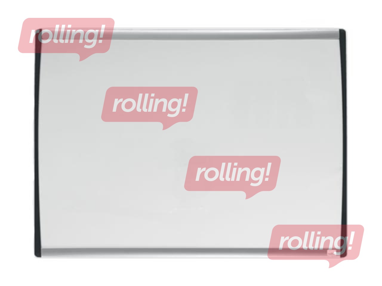 Tāfele Nobo, maza, magnētiska, ar sudraba un melnu izliektu rāmi, 58.5 x 43 cm