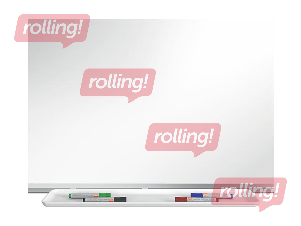 Sienas tāfele alumīnija rāmī Nobo Premium Plus, 180x120 cm, emaljēta virsma, balta 