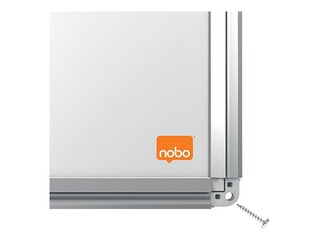 Sienas tāfele alumīnija rāmī Nobo Premium Plus, 180x120 cm, emaljēta virsma, balta 