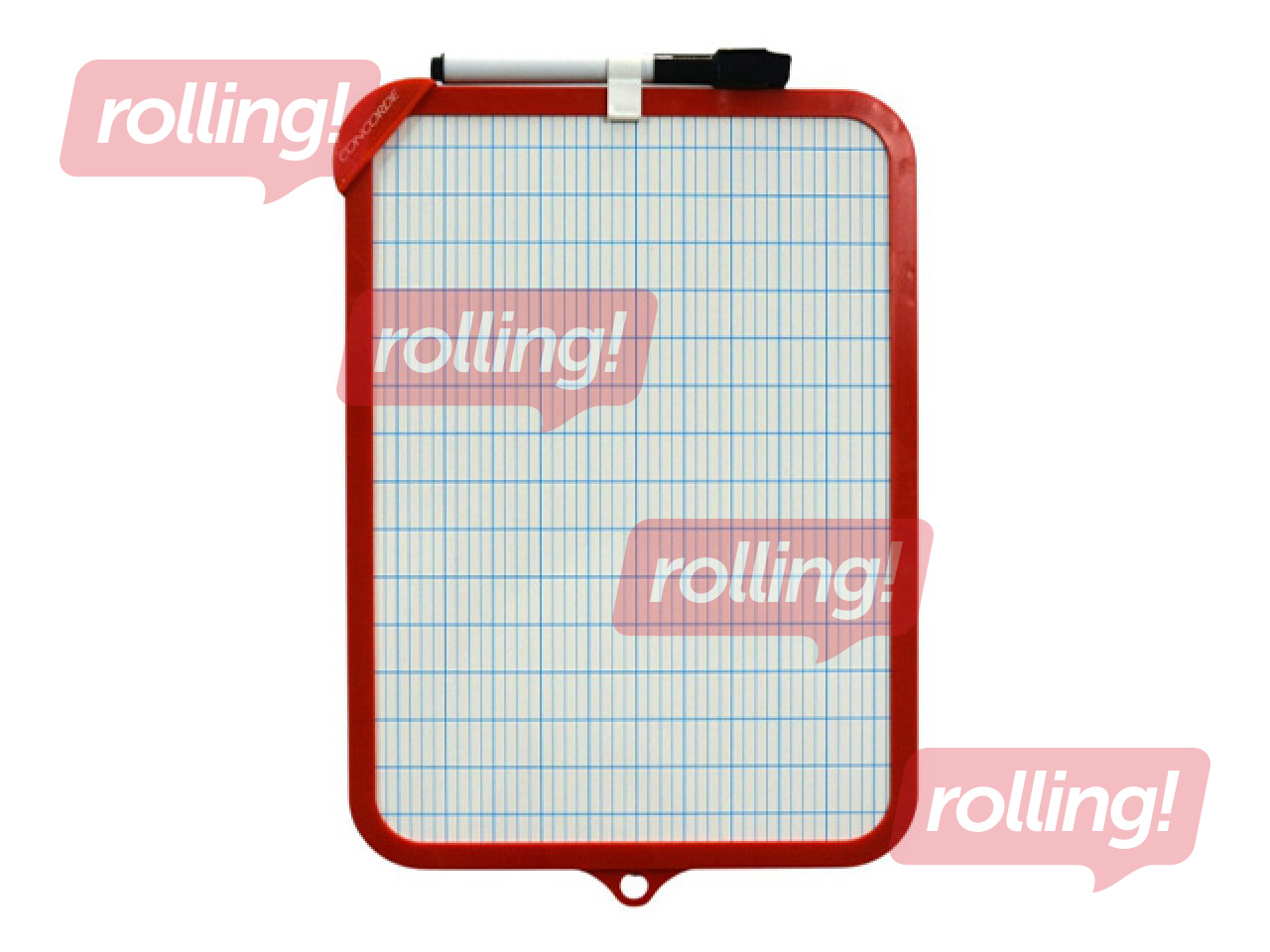 Tāfele Concorde, divpusēja, sarkana, 190x290mm