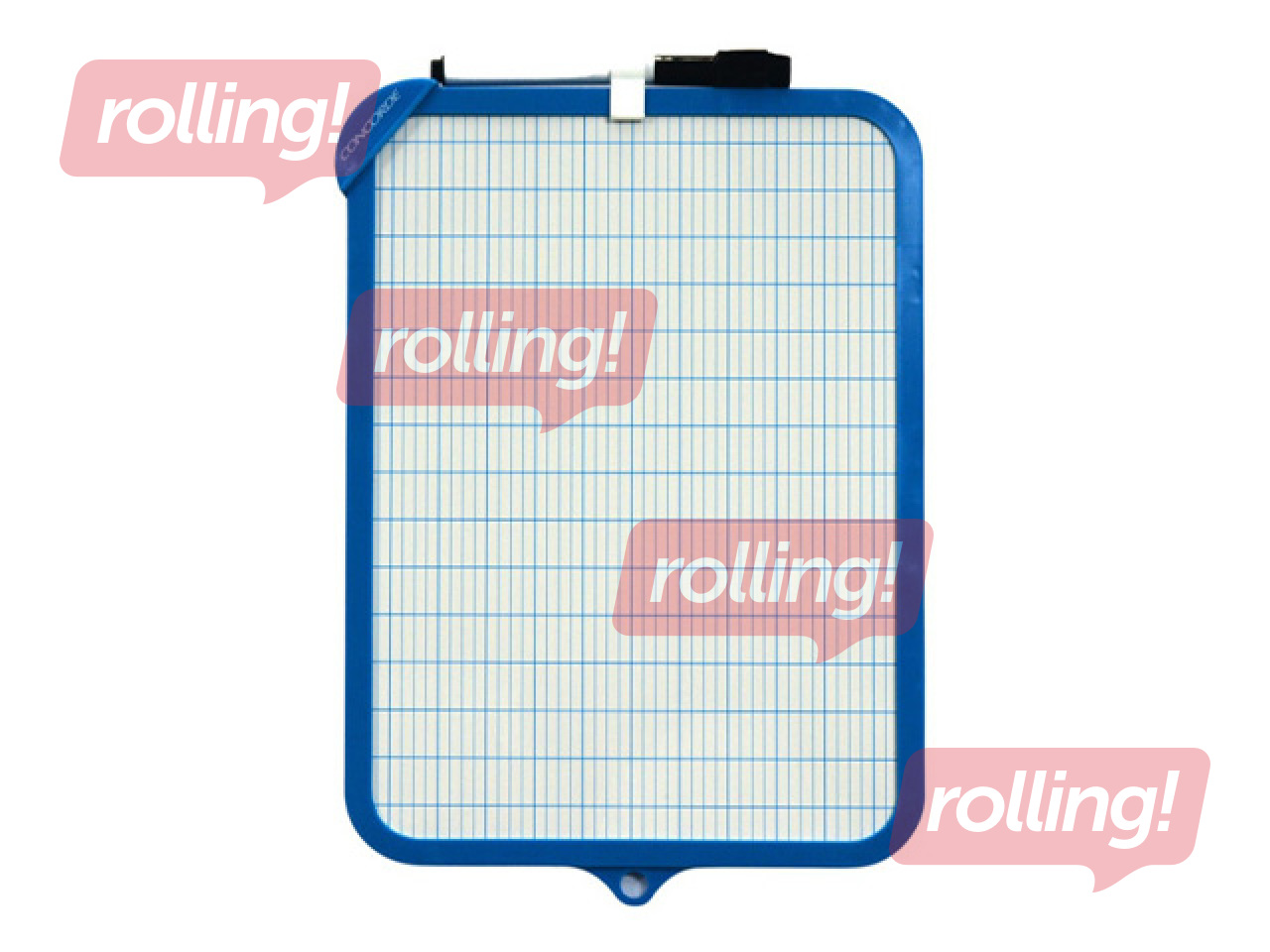 Tāfele Concorde, divpusēja, zila, 190x290mm