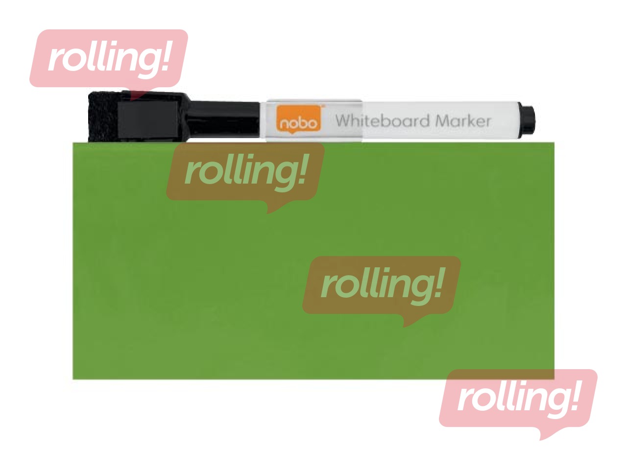 Wall whiteboard Nobo, 36x36cm, magnetic, green