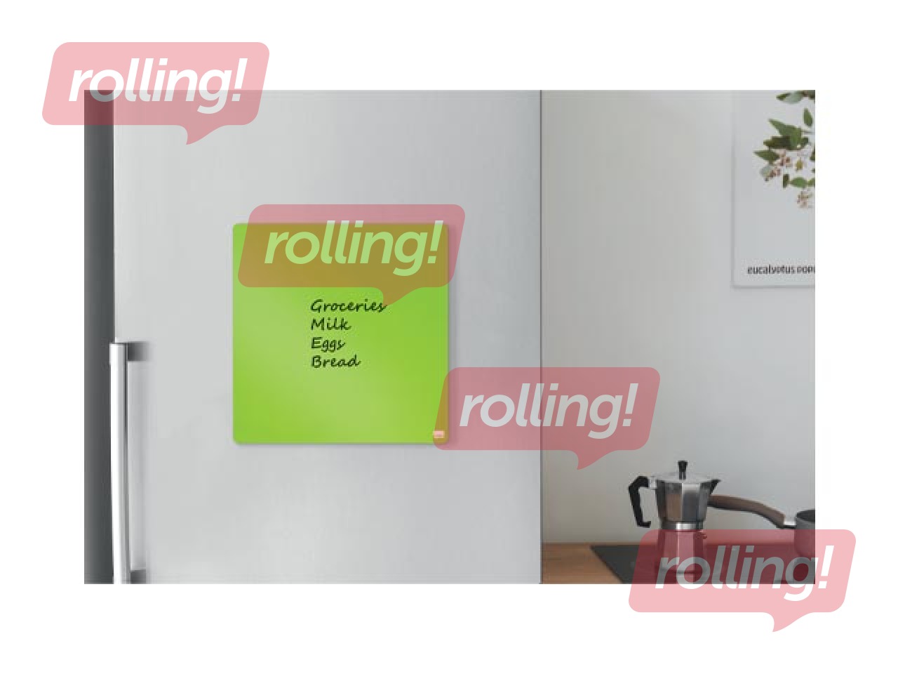 Wall whiteboard Nobo, 36x36cm, magnetic, green