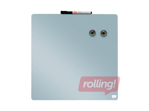 Wall whiteboard Nobo, 36x36cm, magnetic, grey