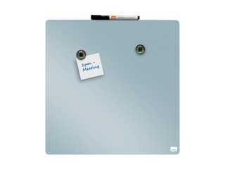 Wall whiteboard Nobo, 36x36cm, magnetic, grey