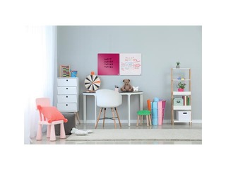 Sienas tāfele Nobo, 36x36cm, magnētiska, rozā