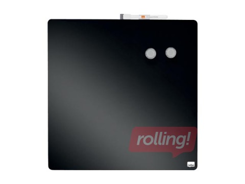 Wall whiteboard Nobo, 36x36cm, magnetic, black