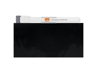 Wall whiteboard Nobo, 36x36cm, magnetic, black