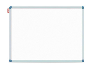 Whiteboard Classic in aluminium frame, lacquered, white, 30x40cm