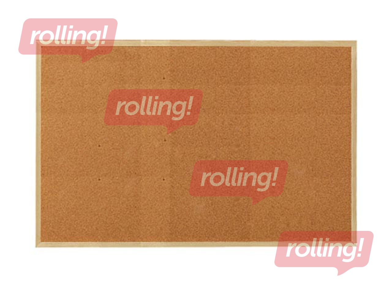 Korķa tāfele koka rāmī Esselte, 90x60 cm