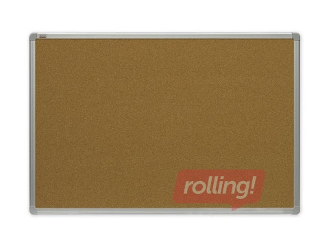 Korktahvel alumiiniumist raamis 2x3, 90x60 cm