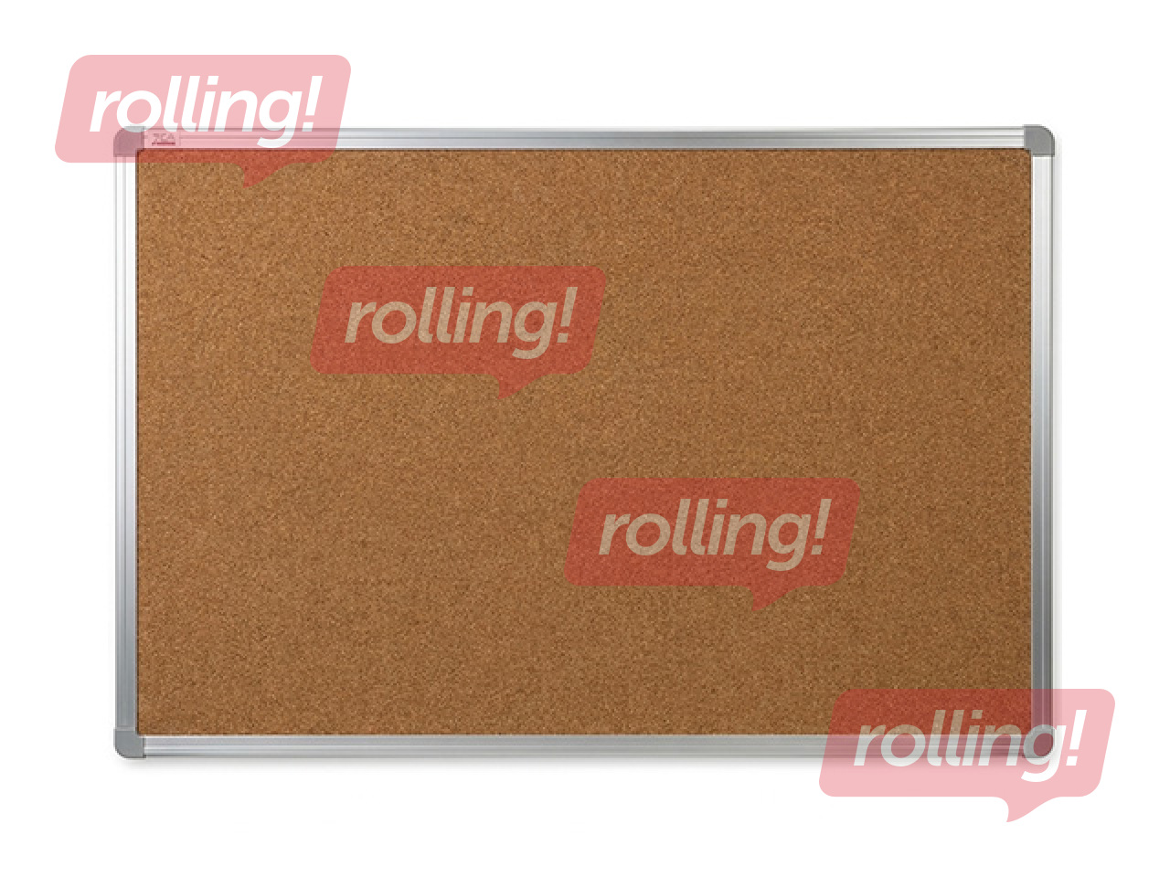 Cork board with aluminum frame 2x3, 180×120cm