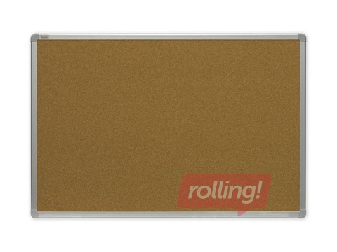 Cork board with aluminum frame 2x3, 120x90 cm