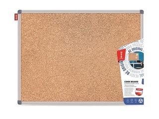 Настенная пробковая доска в алюминиевой раме Memobe Classic, 100x150 см