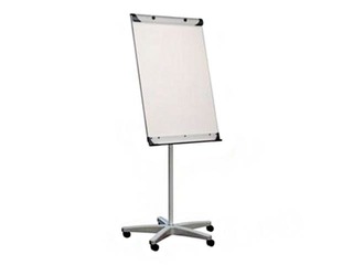 Tāfele ar statīvu 2x3 Mobilechart, 70x100, lakota virsma