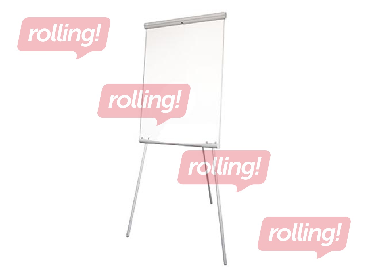 Blackboard with stand 2x3 Popchart, 60 x 90 cm, lacquered surface