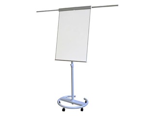 Mobiilne ja ringikujuline esitlustahvel Flipchart Professional, 105x68cm