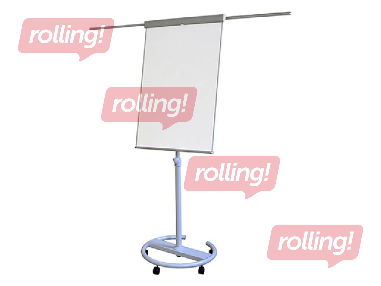Tāfele uz riteņiem Flipchart Professional, 105x68 cm