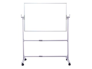 Двухстороняя мобильная доска, 200 x 100 cм, лакированная, белая
