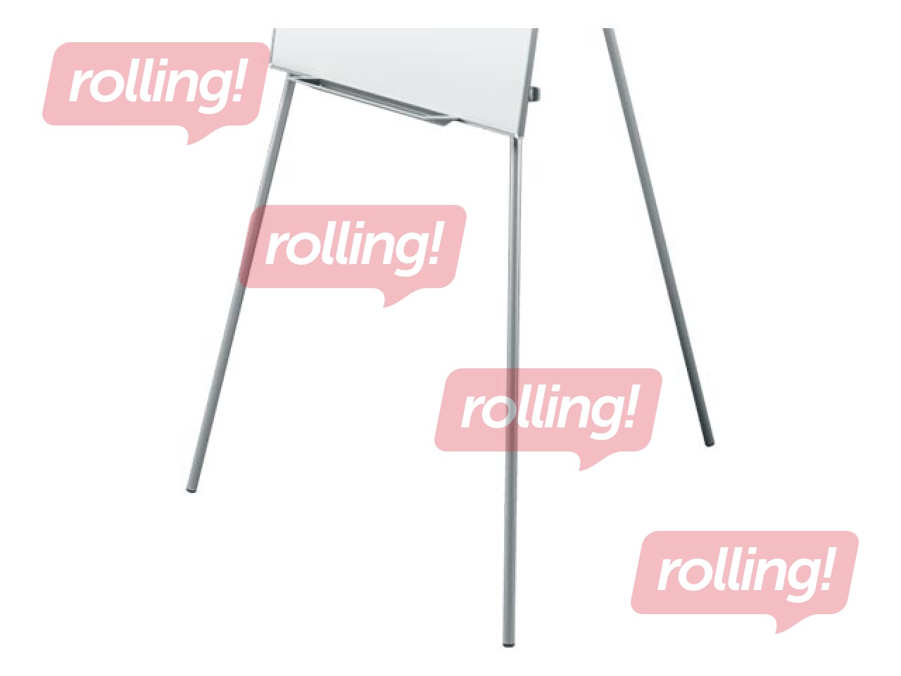Whiteboard Flipchart Easel Nobo Classic Nano Clean™, 67x100 cm