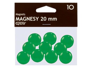 Magnets Grand, 20 mm, 10 pc., green