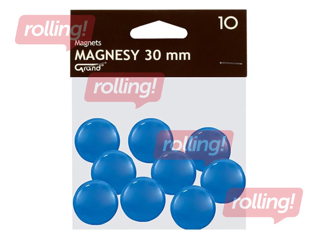 Tahvlimagnet Grand, 30 mm, 10 tk, sinine