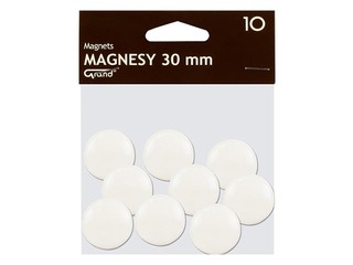 Tahvlimagnet Grand, 30 mm, 10 tk, valge
