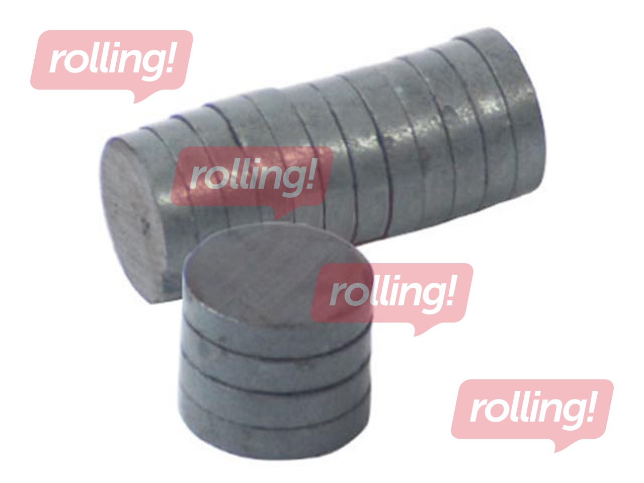 Round magnets Grand 20 mm, 12 psc., uncoated