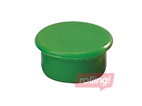 Magnēti apaļi Dahle, zaļi, 13mm, 10 gab.