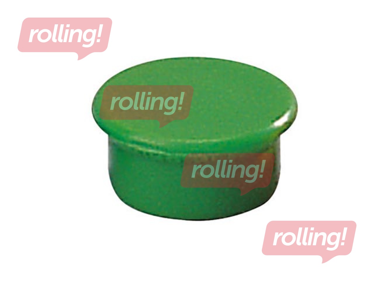 Magnēti apaļi Dahle, zaļi, 13mm, 10 gab.