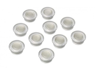 Magnets for glass board Nobo, 32 mm, 10 pcs, clear
