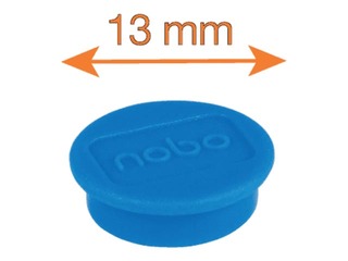 Magnēti Nobo, 13 mm, 10 gab., zili