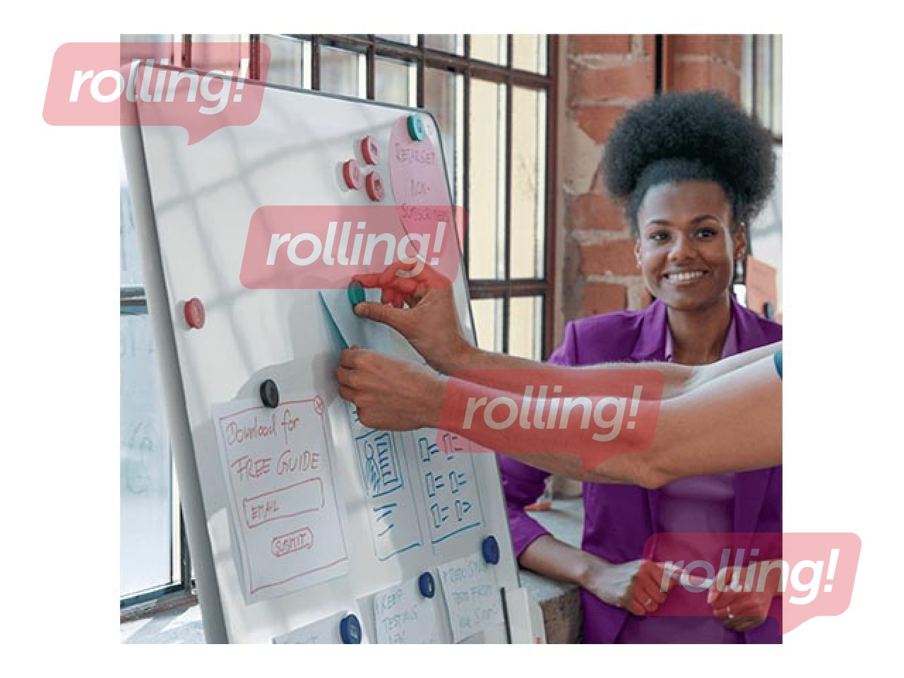 Magnēti Nobo, 13 mm, 10 gab., zili