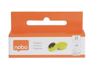 Magnetid Nobo, 23 mm, 10 tk, kollane