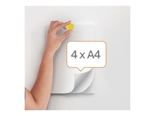 Magnets Nobo, 23 mm, 10 pcs., yellow